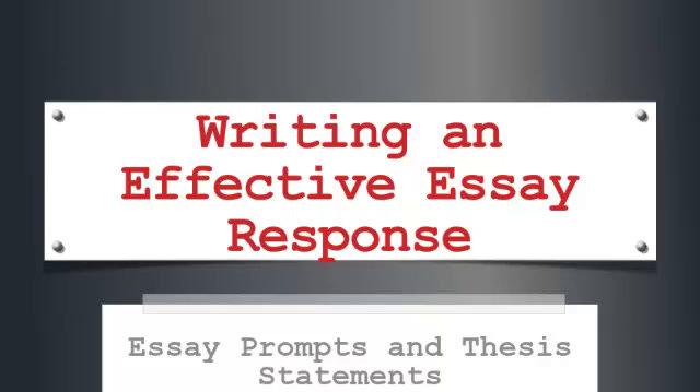 Writing an Effective Essay Response.mp4
