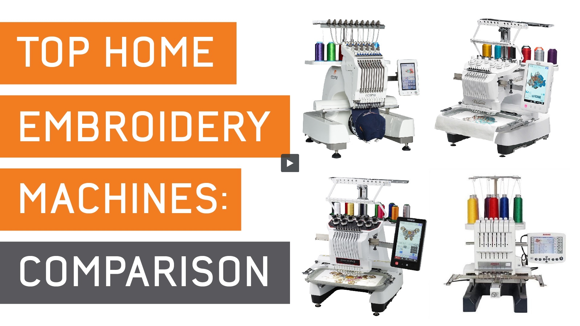 Home Embroidery Machine Comparison vs baby lock, Brother and