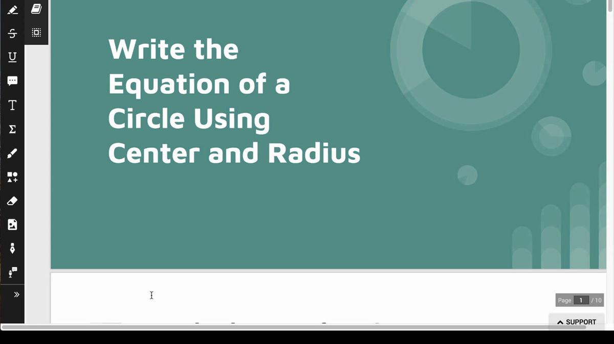 Equation of Circle Using Center and Radius.mp4