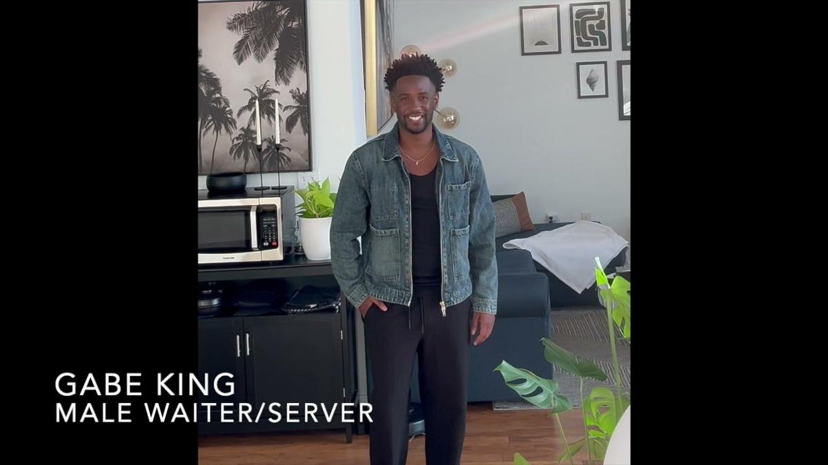 Gabe King HWA Male Waiter:Server