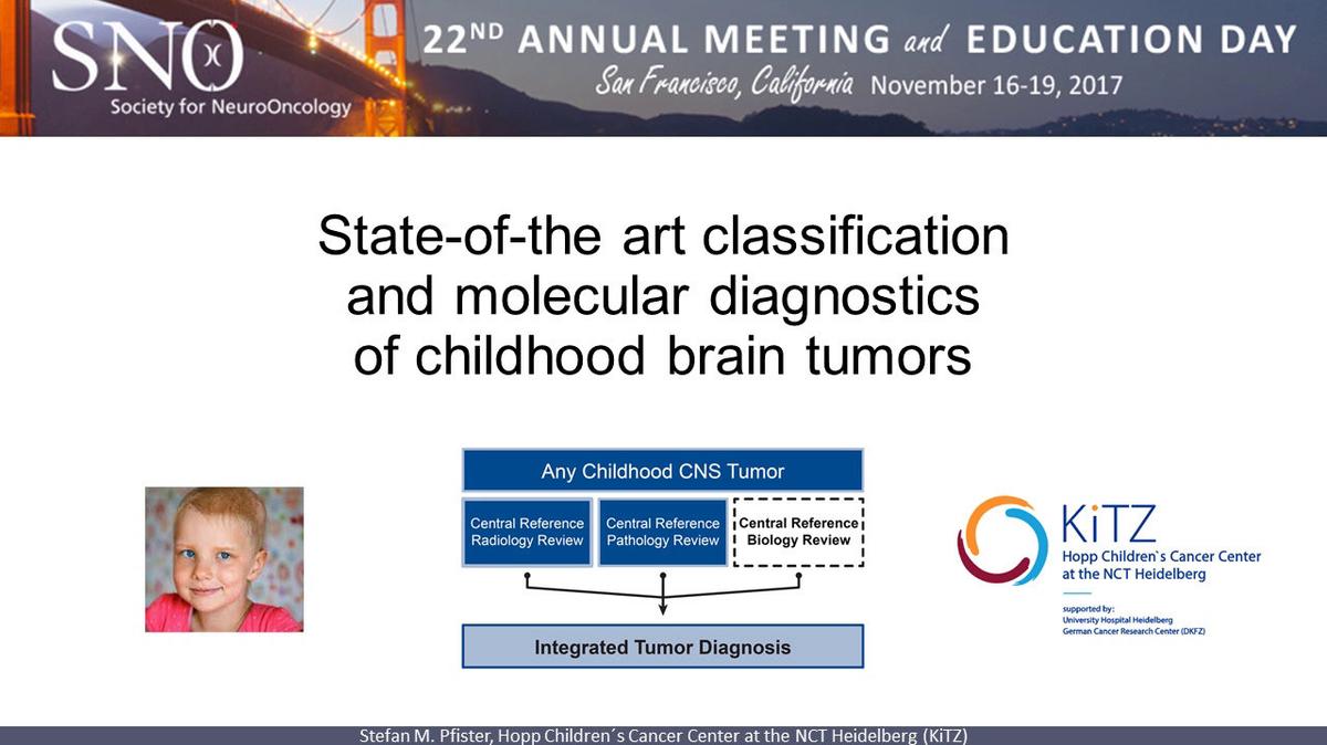 State-of-the-art Classification and Molecular Diagnostics of Childhood Brain Tumors