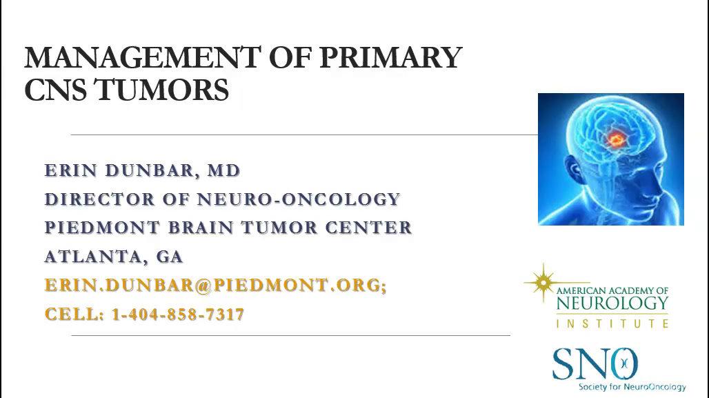Managment of Primary CNS Tumors