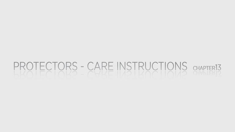 13 - Protectors - Care Instructions