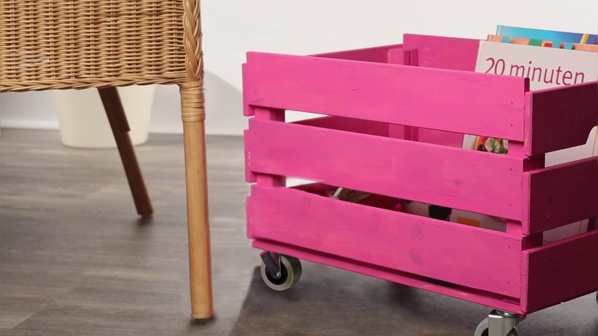 Ikea Hack: KNAGGLIG Aufbewahrungskiste mit Rollen