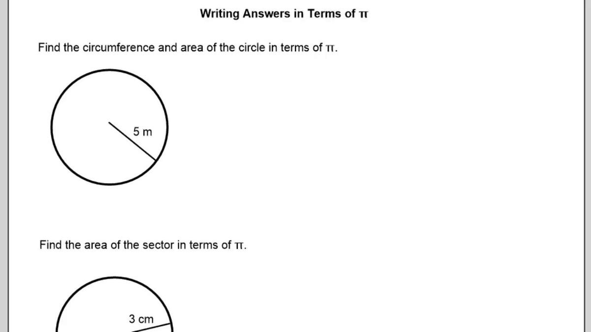 Writing Answers in Terms of Pi.mp4