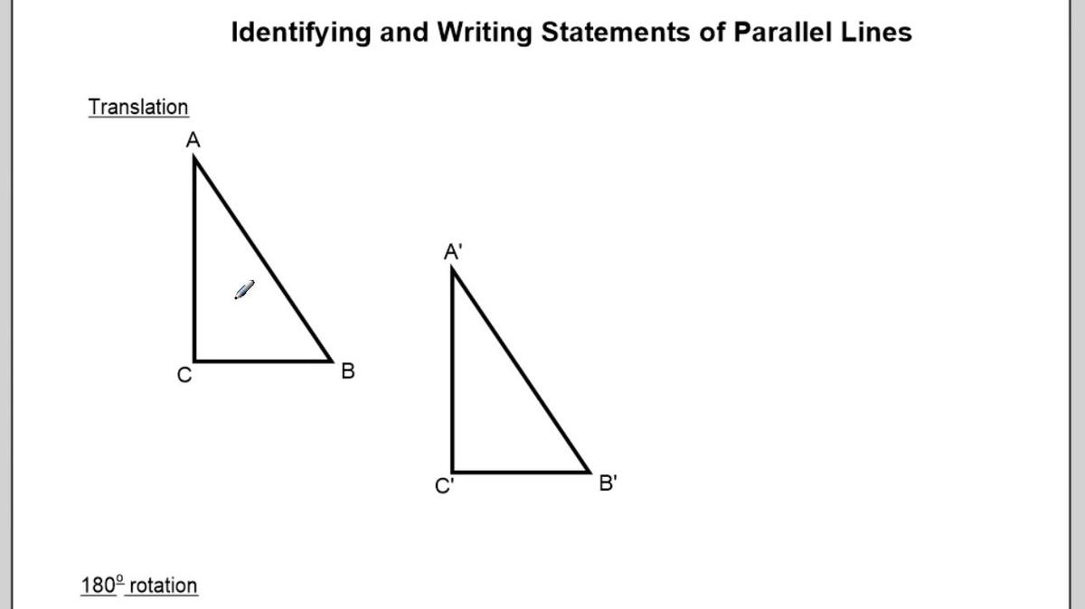 Parallel Lines and Transformations.mp4
