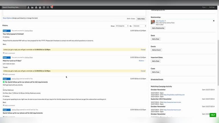 Where can you find all of your emails?