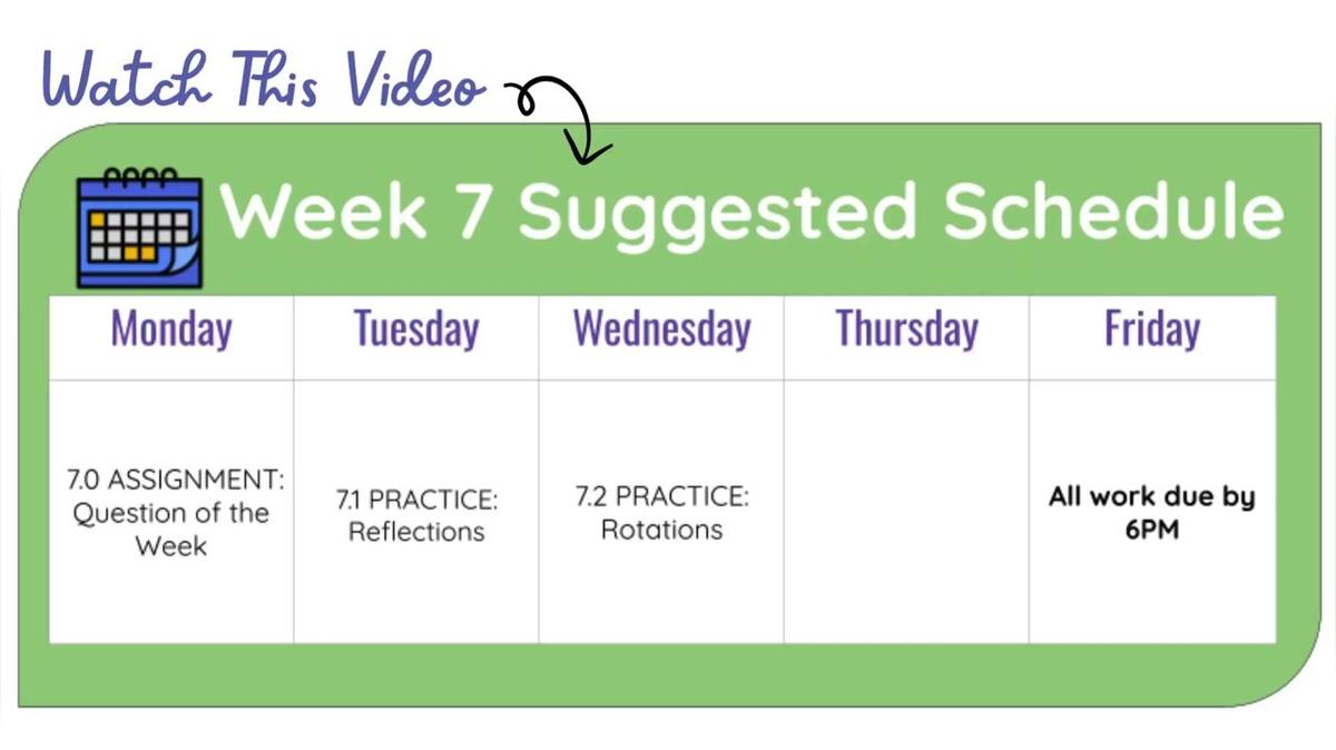 Q3 W7 SM1H - Weekly Video