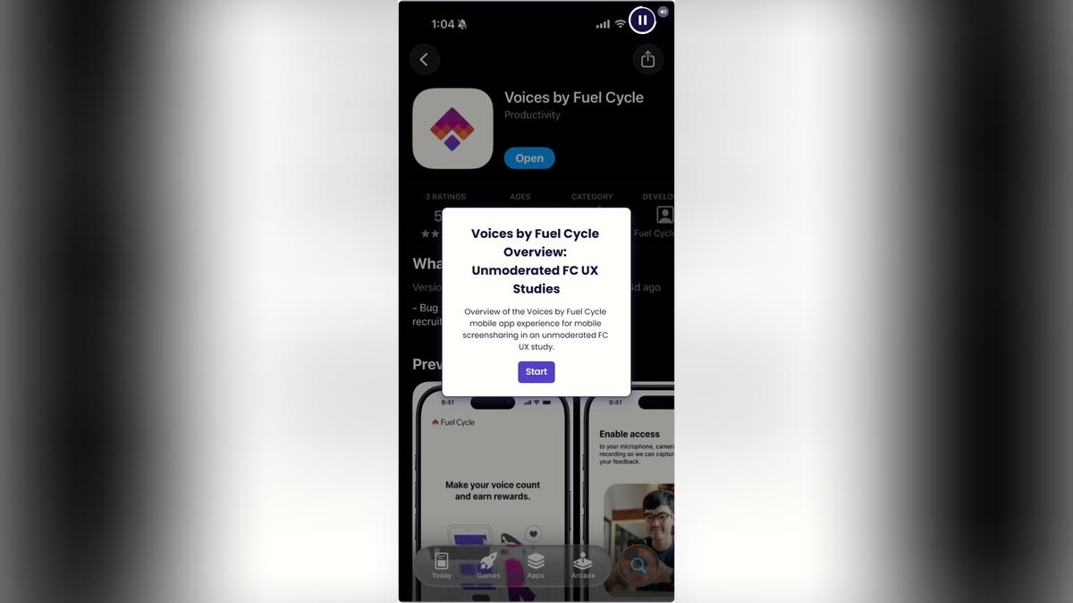 Voices by Fuel Cycle Overview: Unmoderated FC UX Studies
