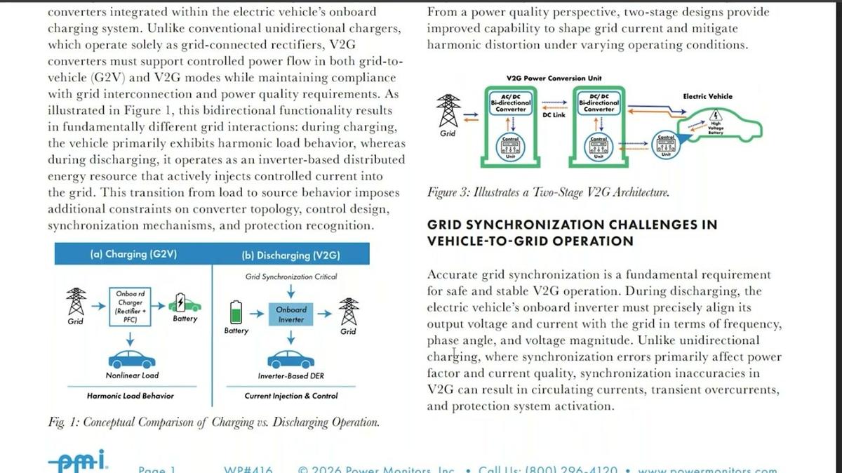 PMI AAP WP 416  PQ Challenges of Bidirectional EV Charging