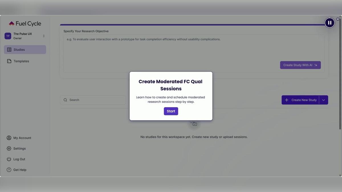 Create Moderated FC Qual Sessions