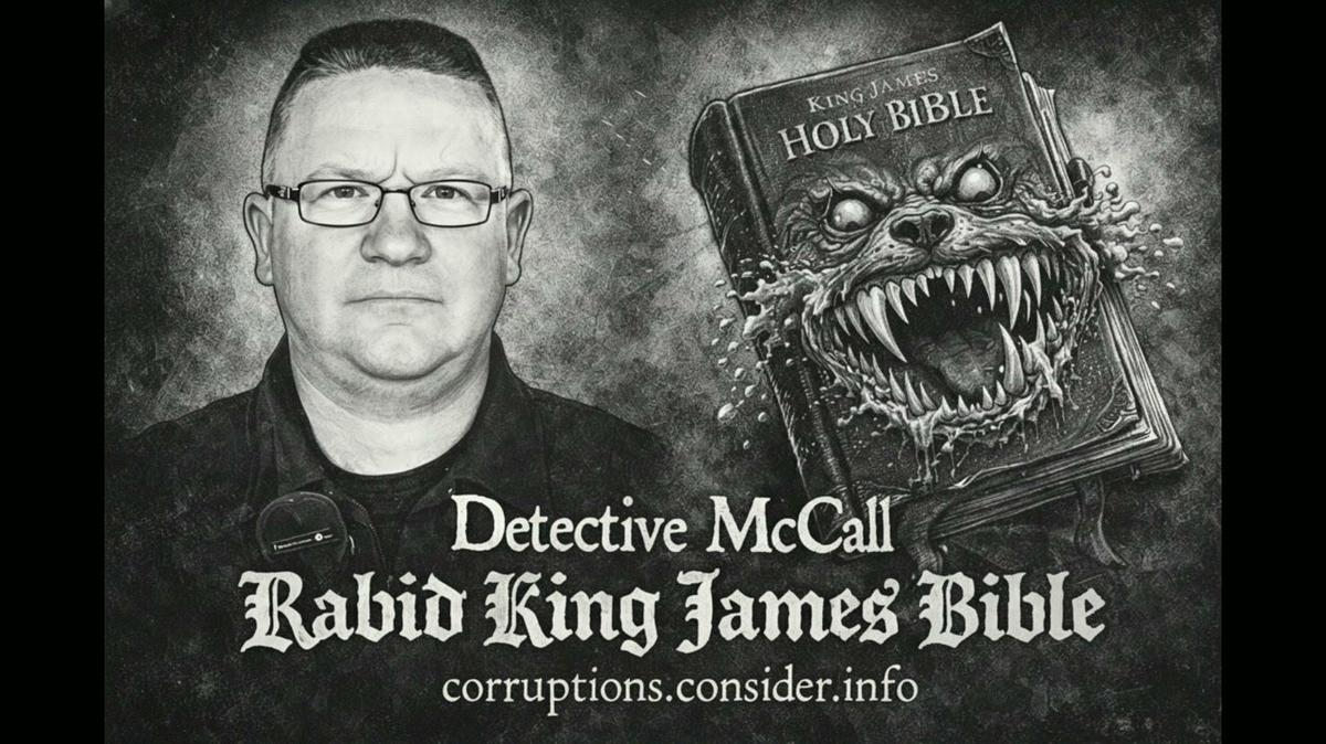 Rabid Detective McCall King James Bible Only
