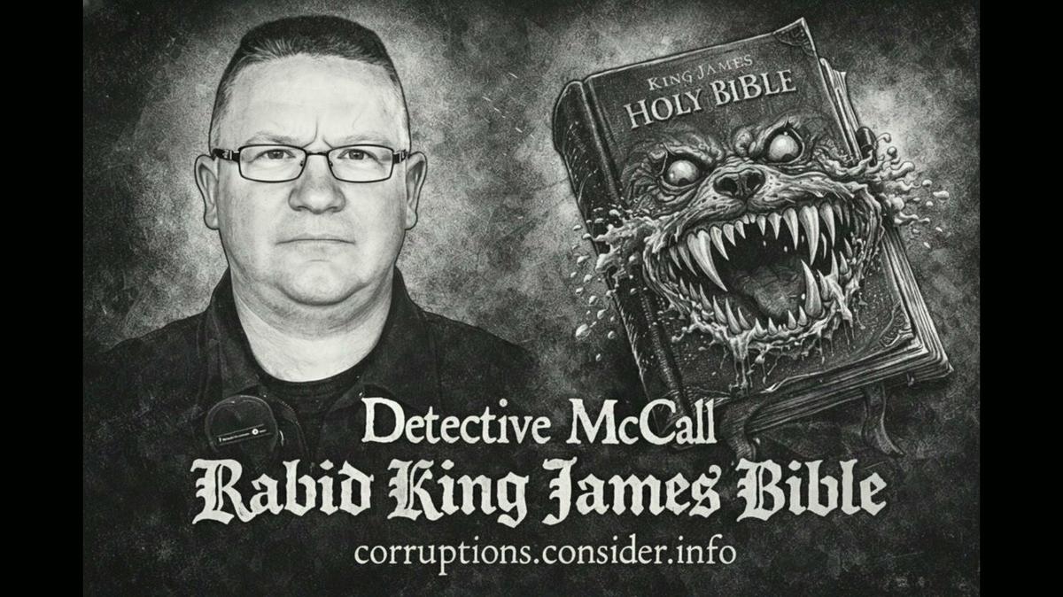 Rabid Detective McCall King James Bible Only