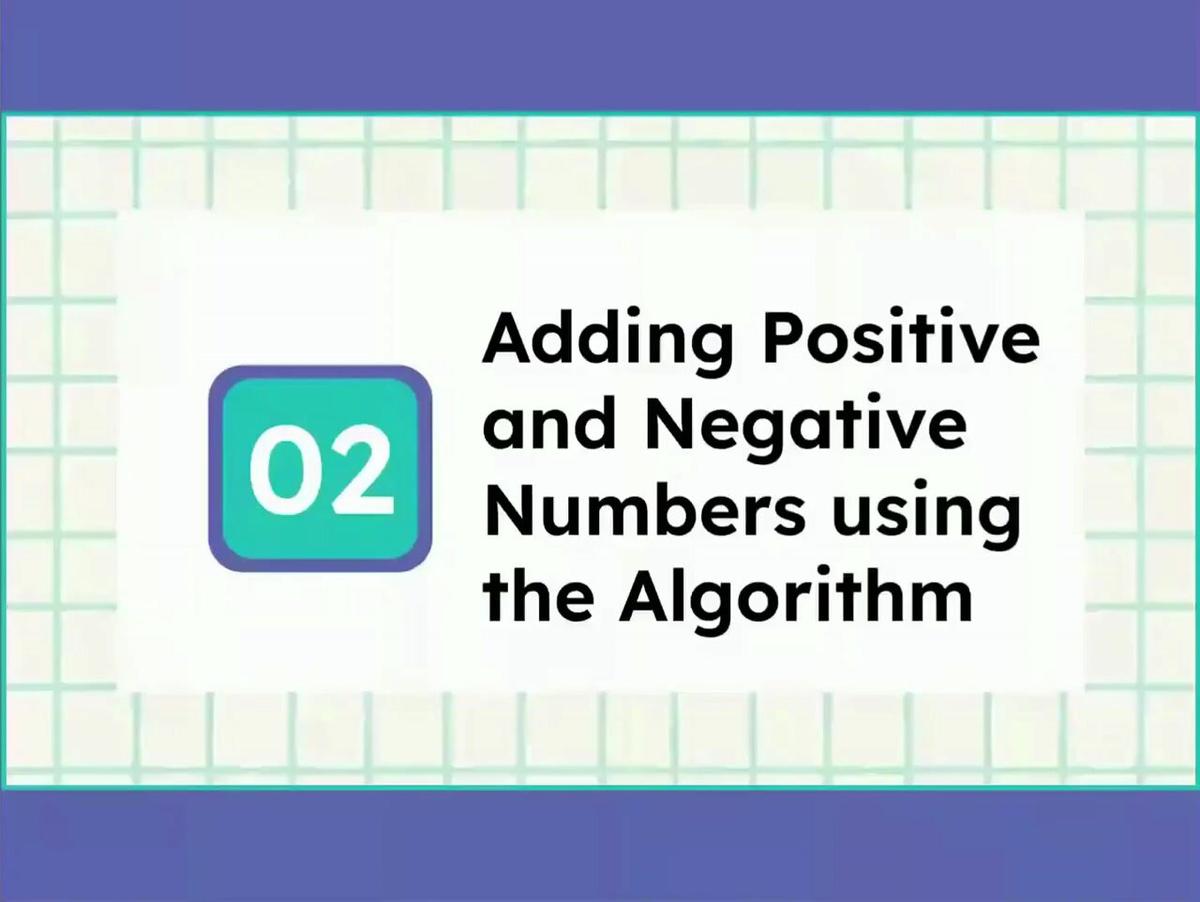 2.3 Adding Positive and Negative Numbers - SMR-4