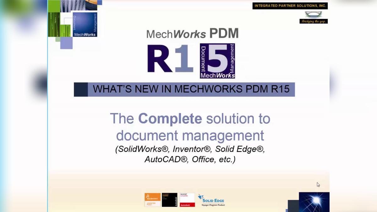 R15 - Whats New (video 1 of 4)