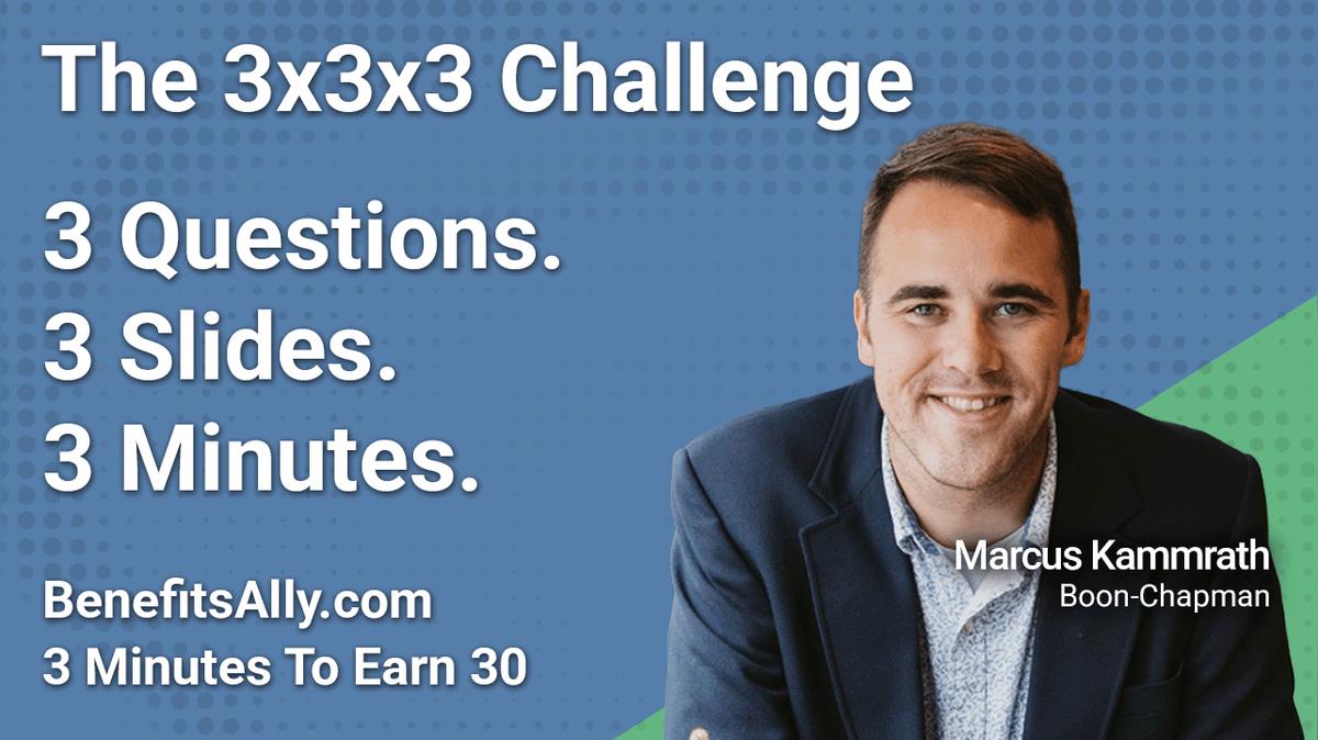 Boon-Chapman - 3x3x3 Challenge with Marcus Kammrath