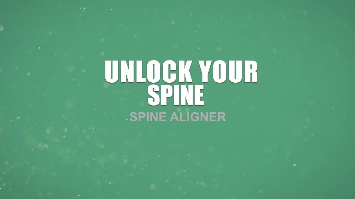 The Spine Aligner - Video Instruction