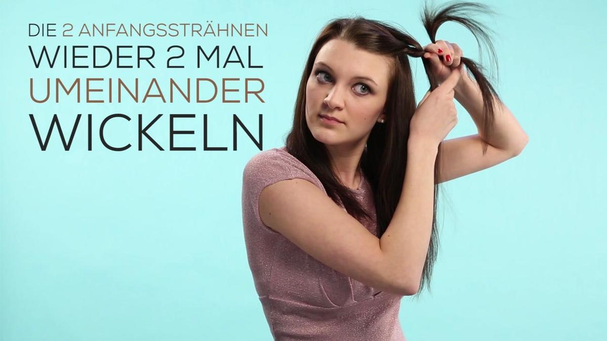How to Style: Alltagfrisur: Fake Waterfall Braid