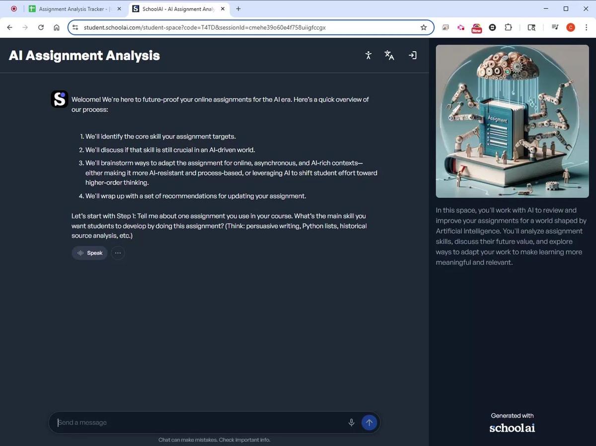 AI-Readiness Assignment Analysis SchoolAI Space Demo