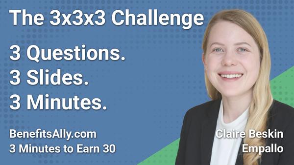 Empallo - 3x3x3 Challenge With Claire Beskin