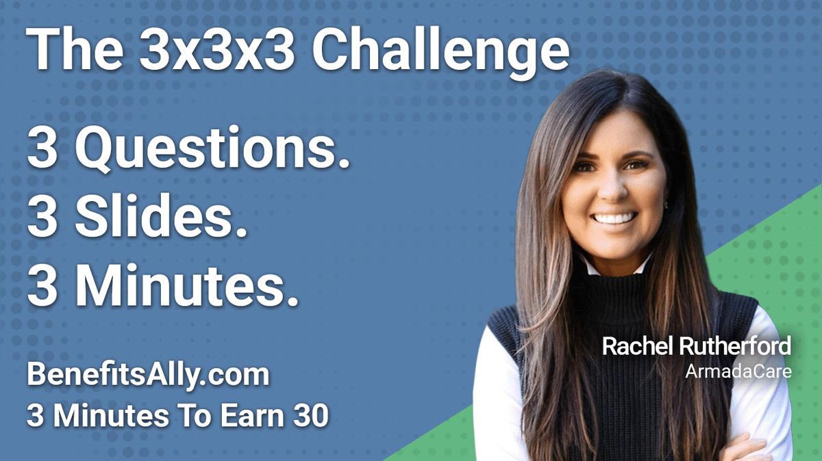 ArmadaCare - 3x3x3 Challenge with Rachel Rutherford