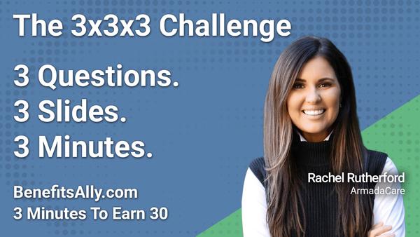ArmadaCare - 3x3x3 Challenge with Rachel Rutherford