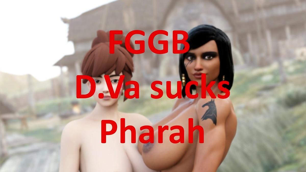 FGGB D,Va sucking Pharah cock.