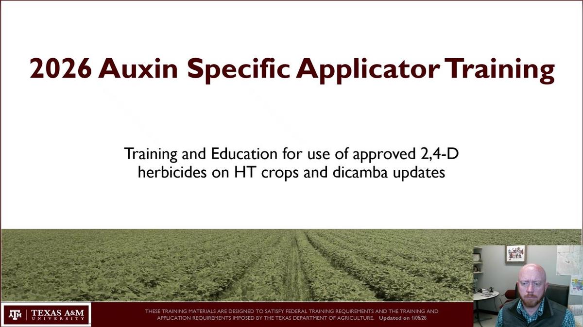 2026 Extension Auxin Training Deck