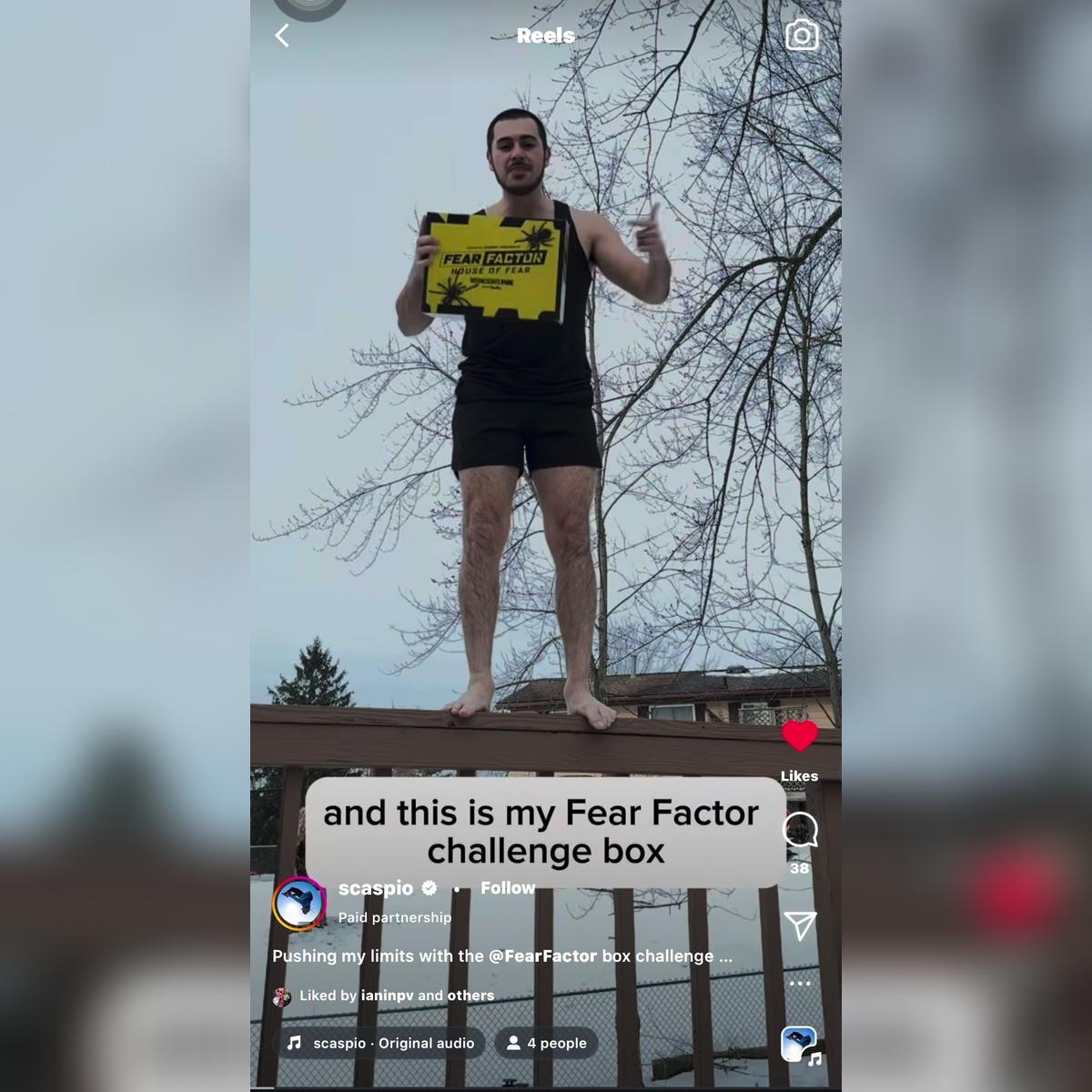 Sam Caspio-Fear Factor-IG/TikTok