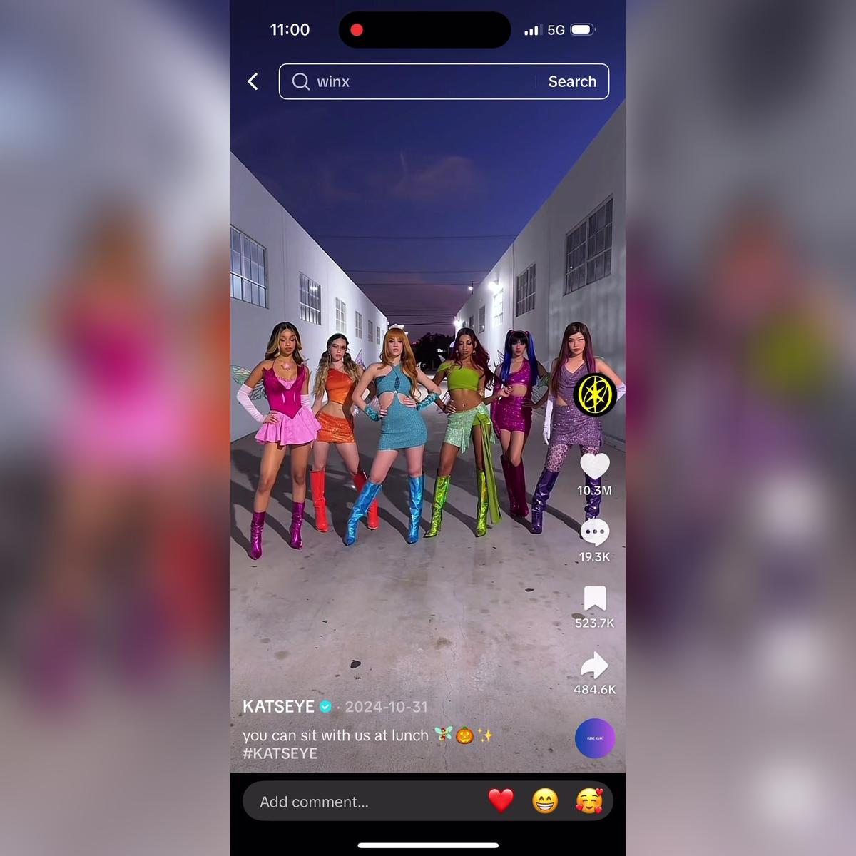 Katseye X Winx Costume TT 10.31.24