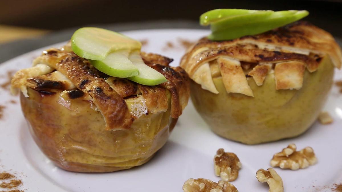 Easy Food: Apfelküchlein im Apfel