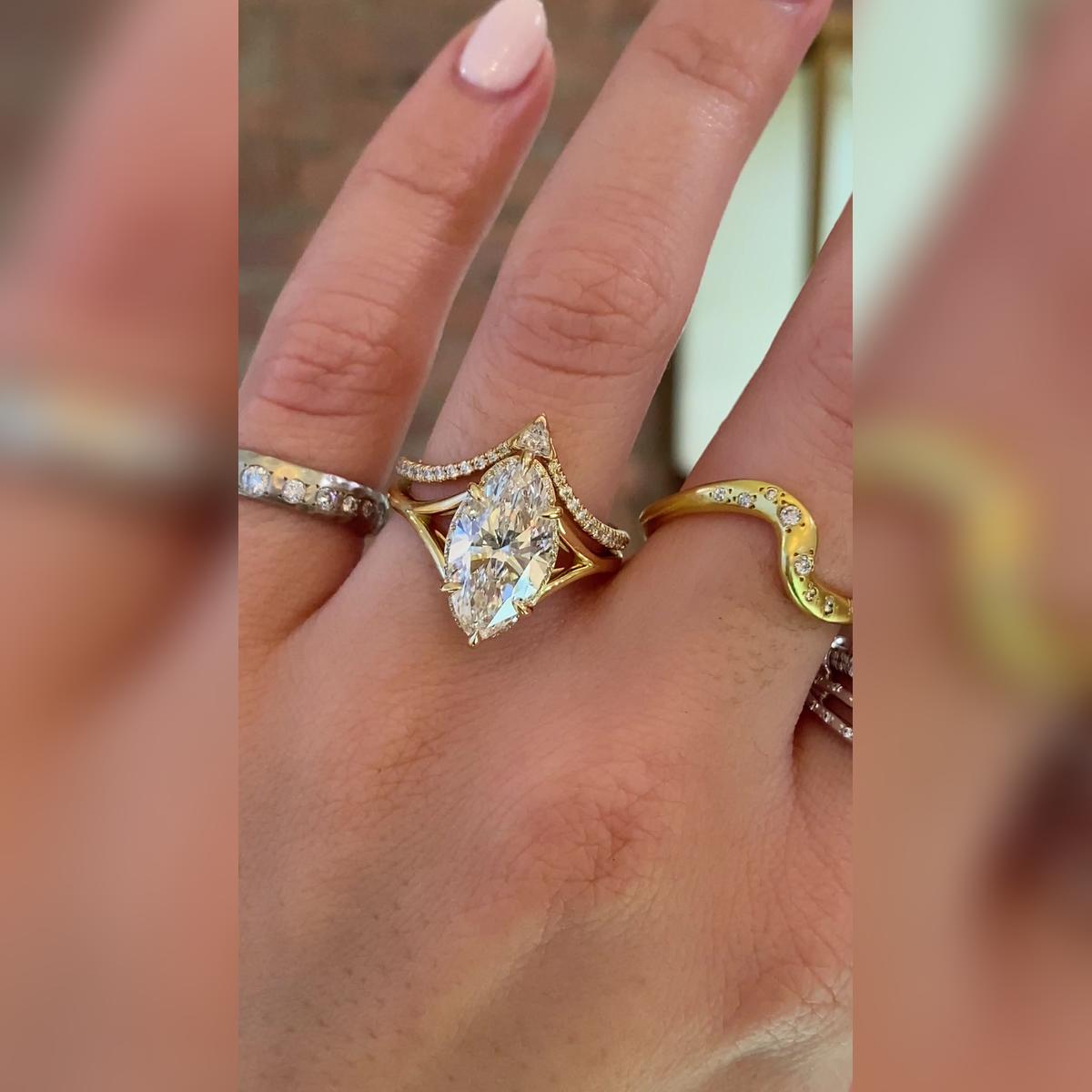 Mallory Marquise Wedding Band Pairings