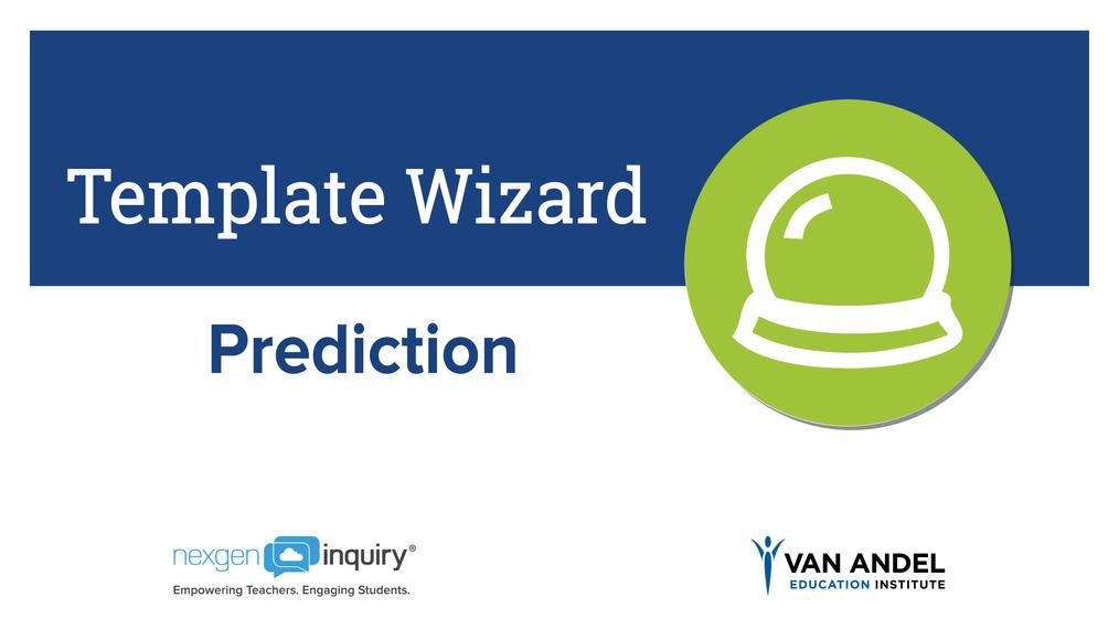 Template Wizard - Prediction