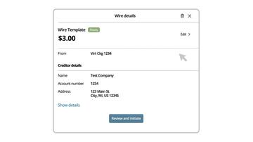 BBOB08 – Managing and Initiating Wire Payments
