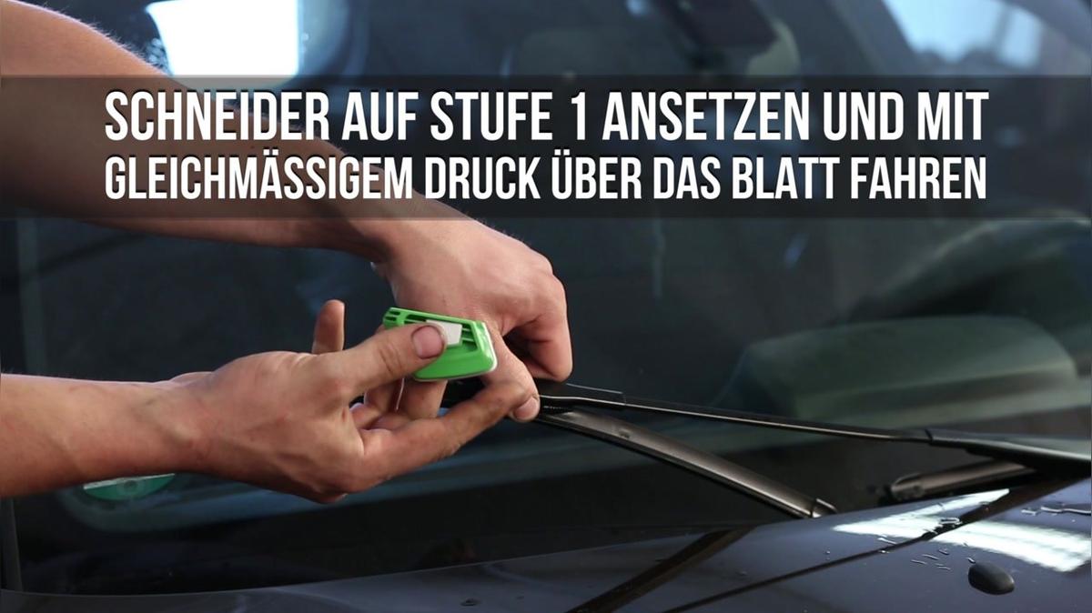 Scheibenwischer in Schuss halten