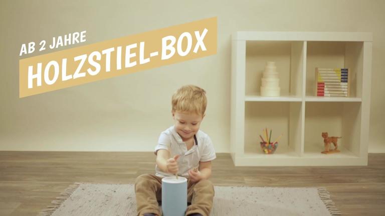 Holzstiel-Box