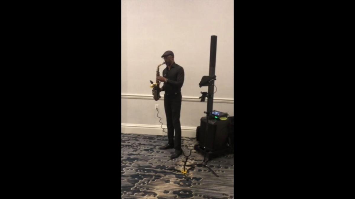 Saxophonist M.B. without Logo