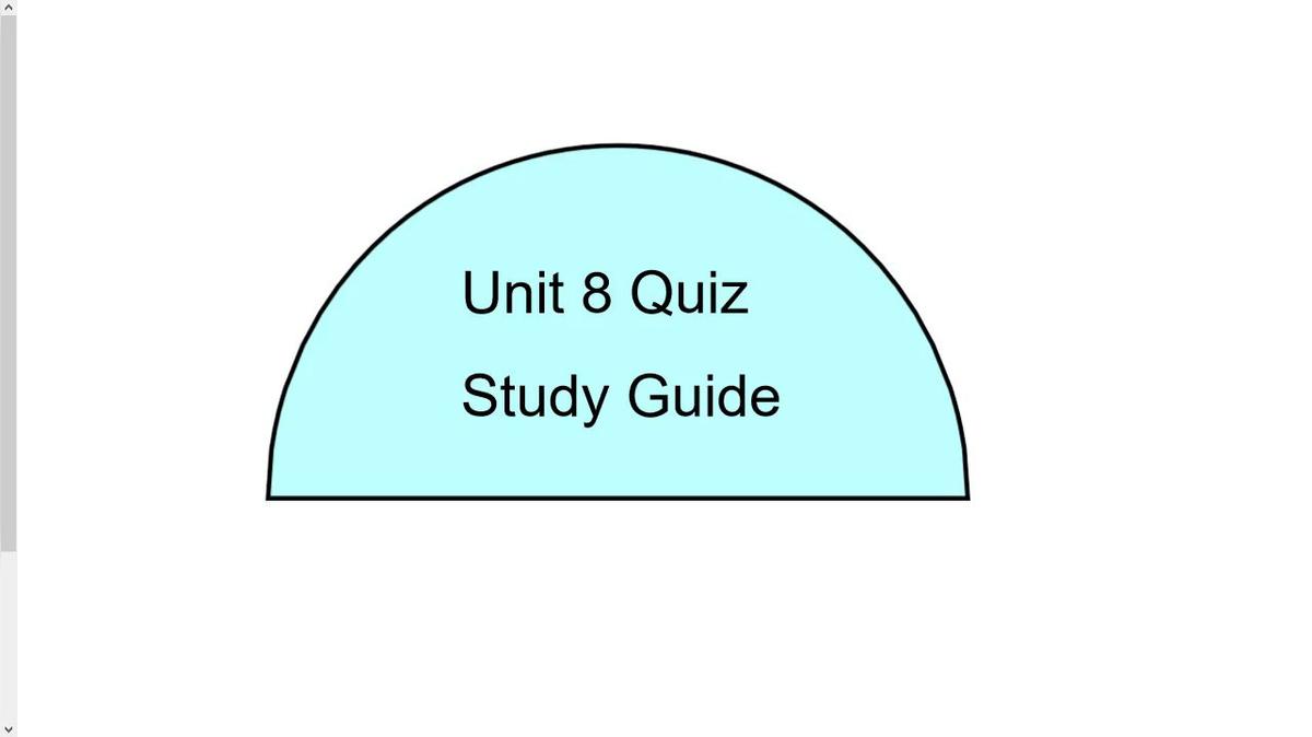 Study Guide Unit 8 Quiz.mp4