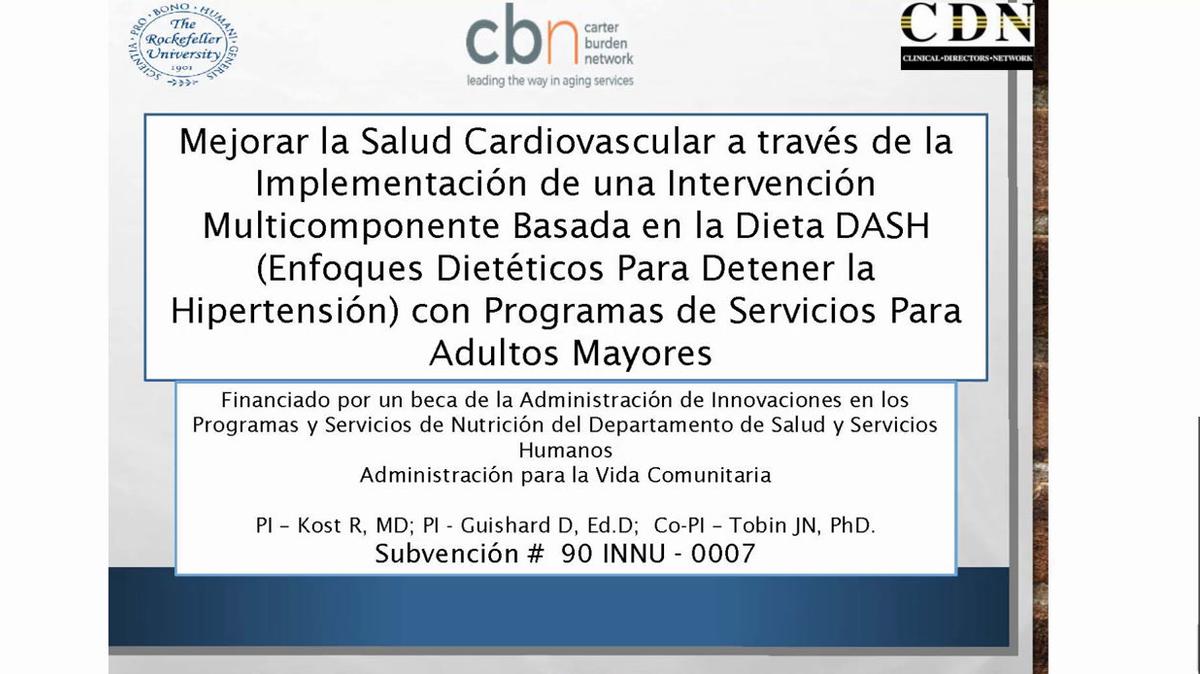 High Blood Pressure:  Who, What, Where, When and How to Control! Dr. Pagano (Spanish Version)