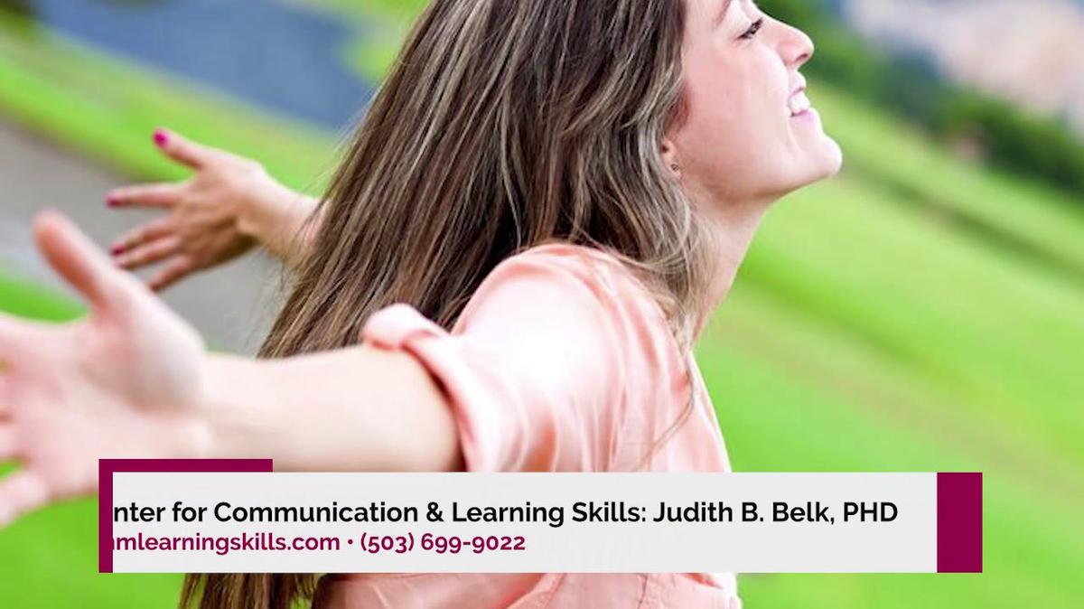 Speech Therapy in Lake Oswego OR, Center for Communication & Learning Skills: Judith B. Belk, PHD
