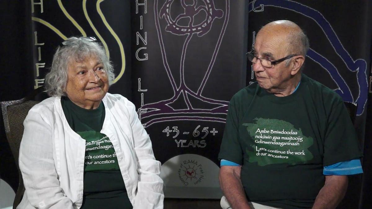 Williams Treaties - Members Stories - Marie St.Germain and Gary St.Germain Ban, sister and brother
