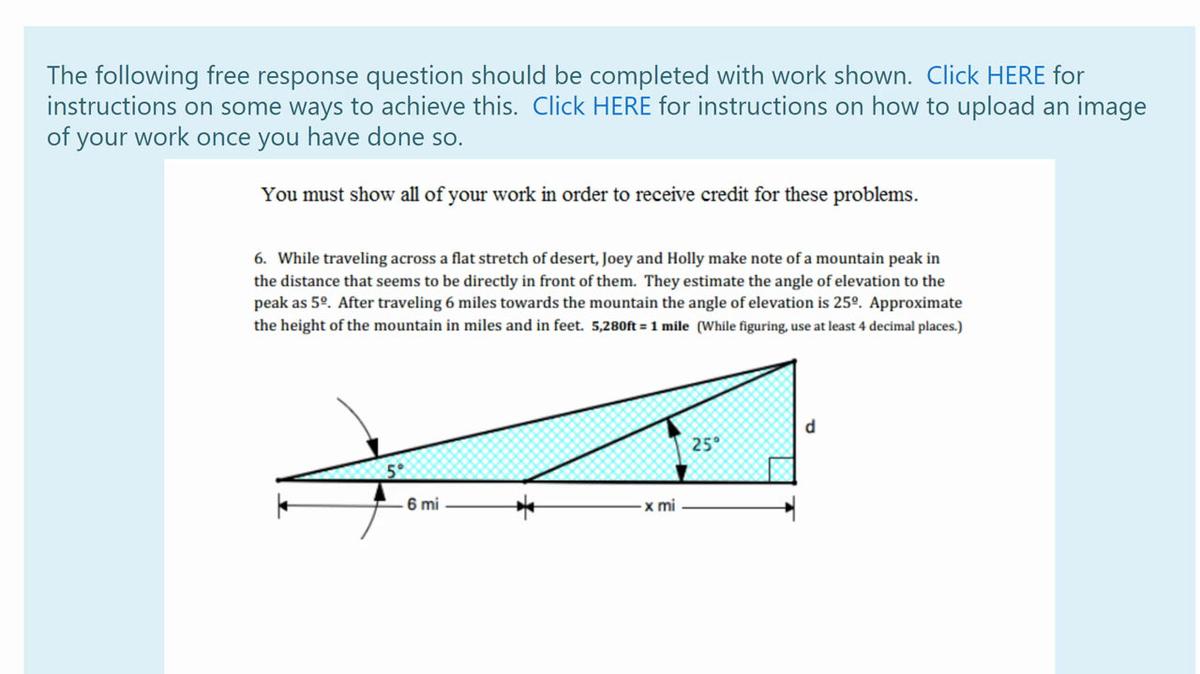 Homework Help Solving Non-Right Triangles Question 5.mp4
