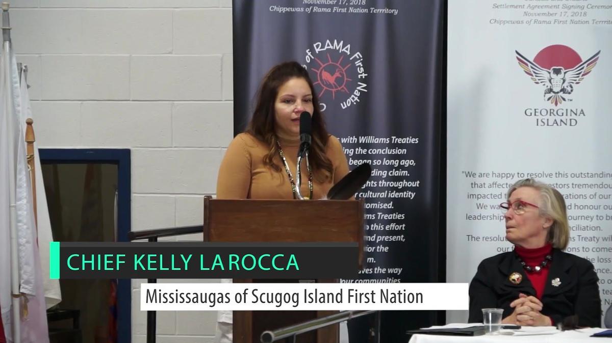 13 - Chief Kelly LaRocca, Mississaugas of Scugog Island First Nation