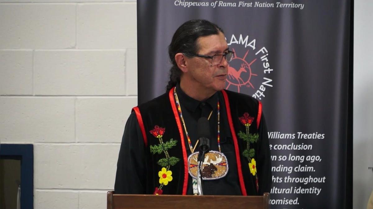 04 - Wes Whetung, Mississaugas of Curve Lake First Nation, about Pipe Ceremony