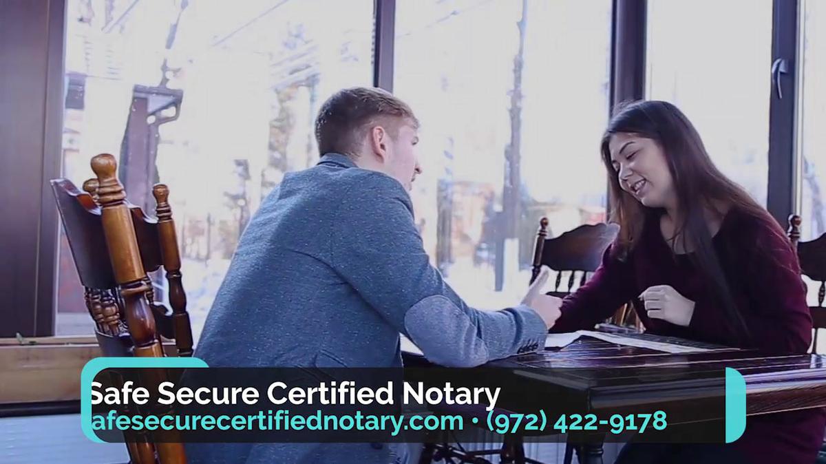 Notary Service in Plano TX, Safe Secure Certified Notary