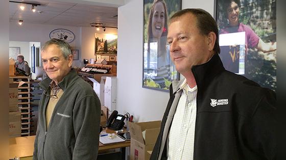 Matt Cline Visiting Moore Brothers Wine Company