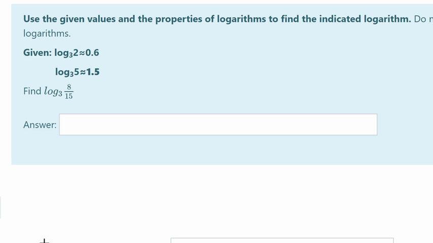 Homework Help Using Properties of Logarithms 13.mp4