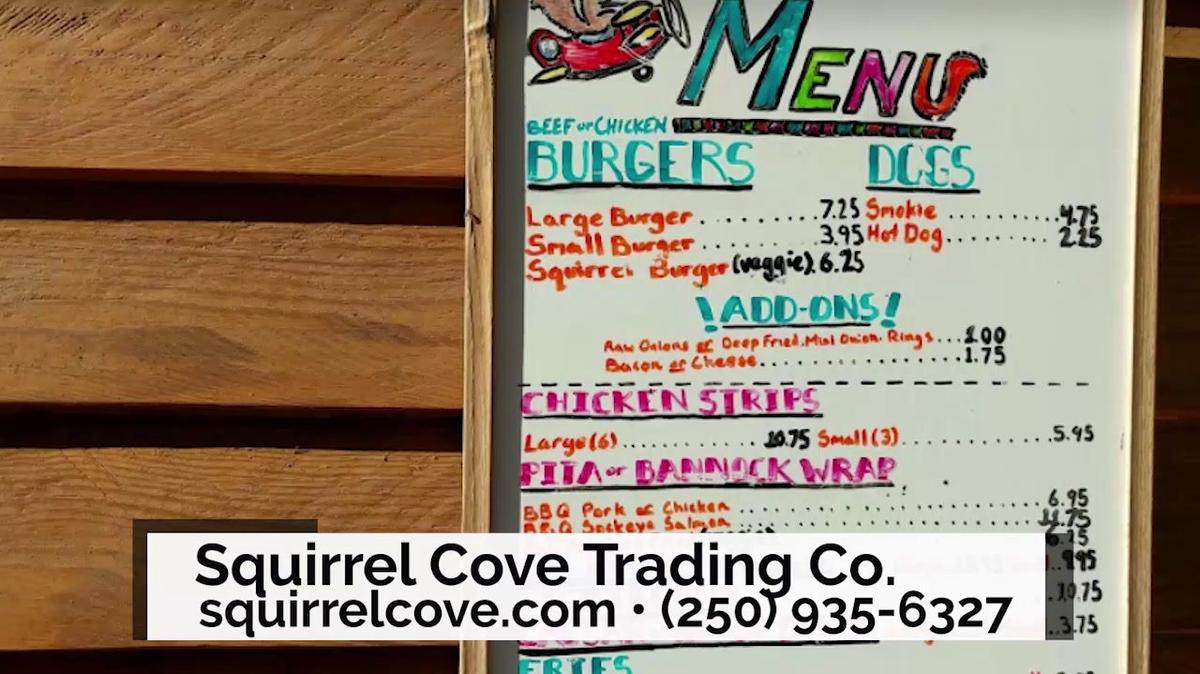 General Merchandise in Cortes Island BC, Squirrel Cove Trading Co.