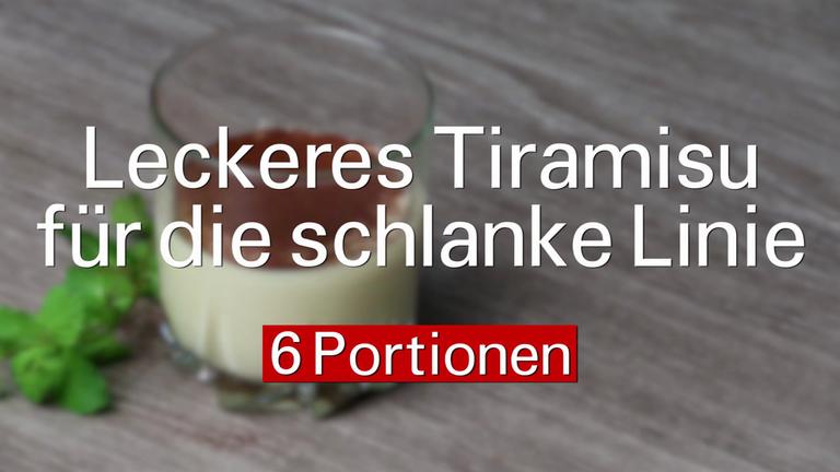 Leckeres Tiramisu für die schlanke Linie