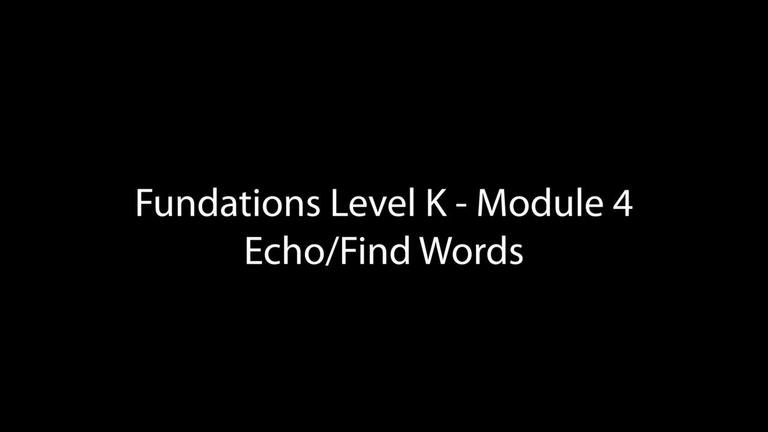 Echo/Find Words (4:29)